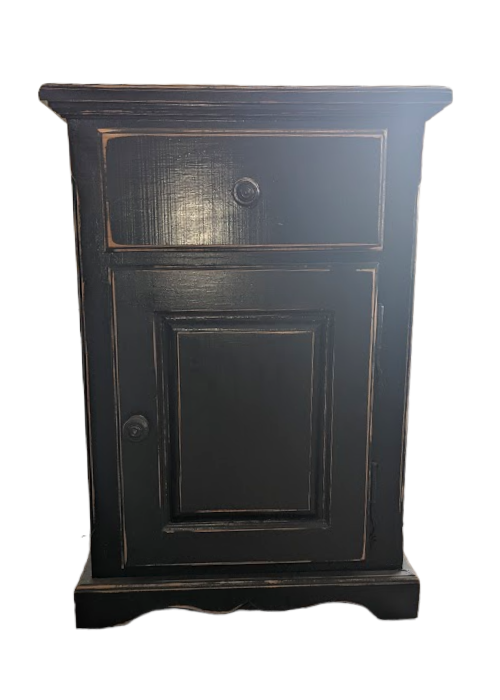 Table de chevet avec tirroir 20l x 29h x 15p noir