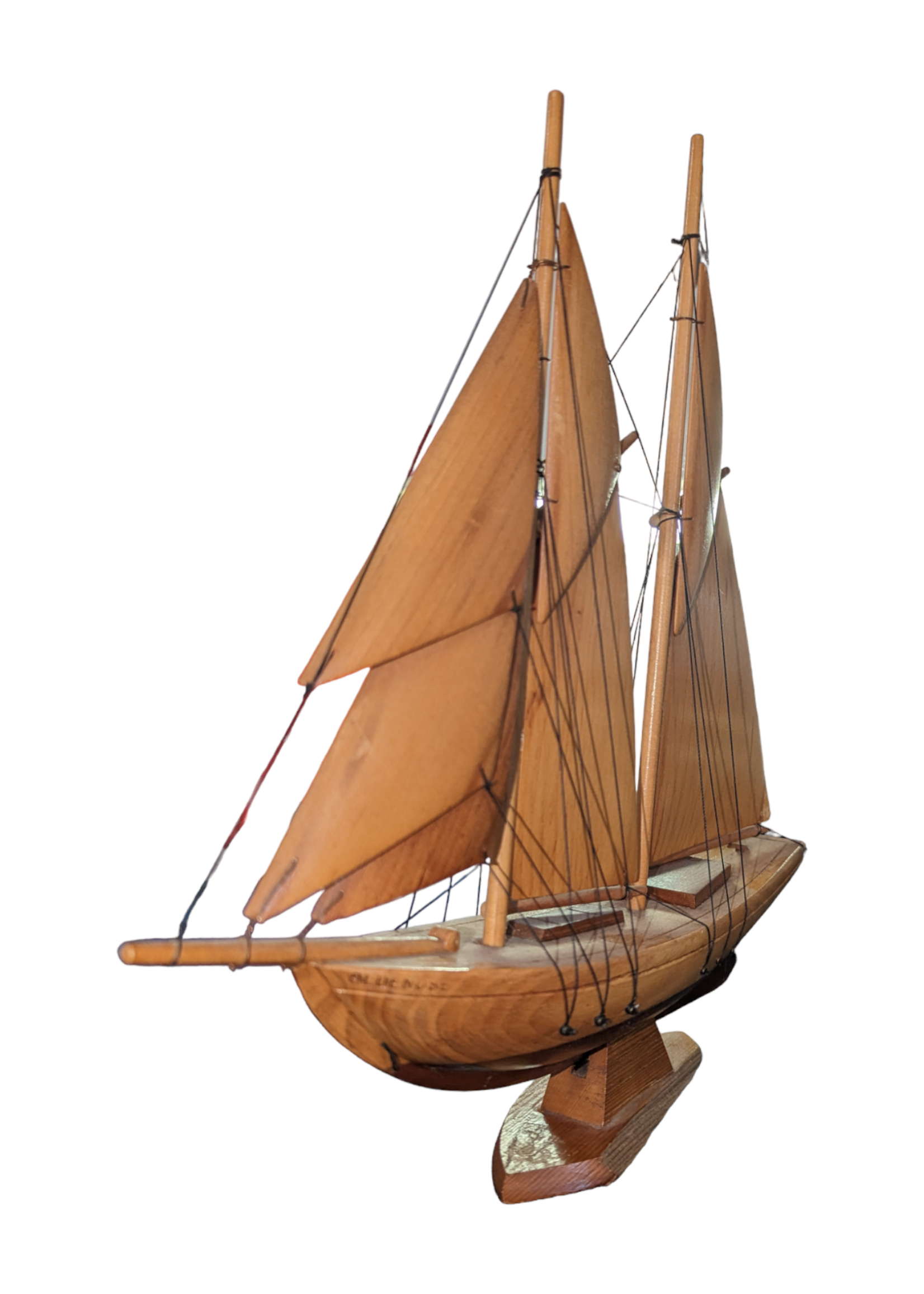 Petit bateau en bois 14l x 14h - Magasin Général Saurel