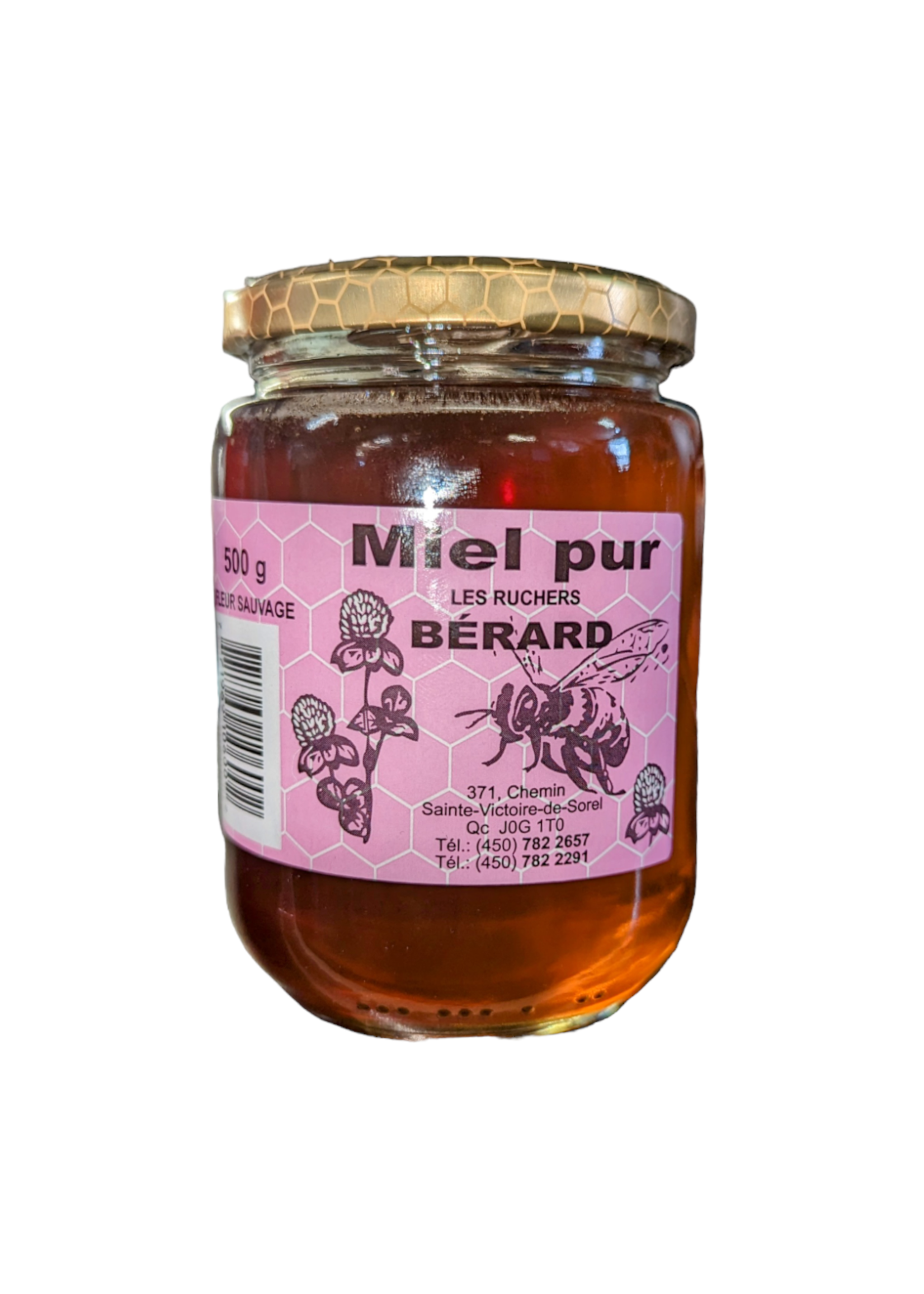 Miel pur Les Ruchers Bérard - Fleurs sauvage  500 g