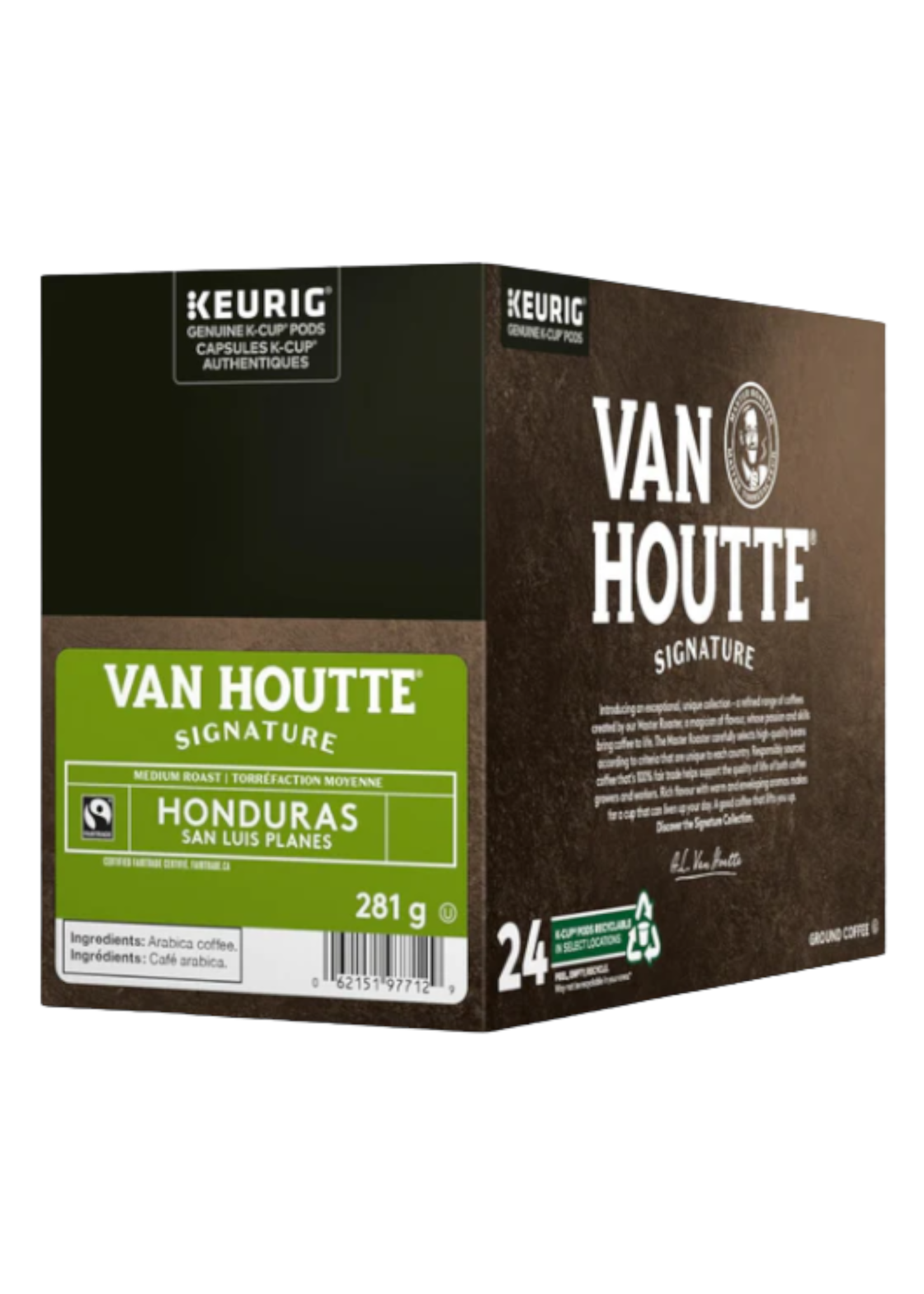 Van Houtte Café K-CUP Van Houtte,  Honduras, boite de 24