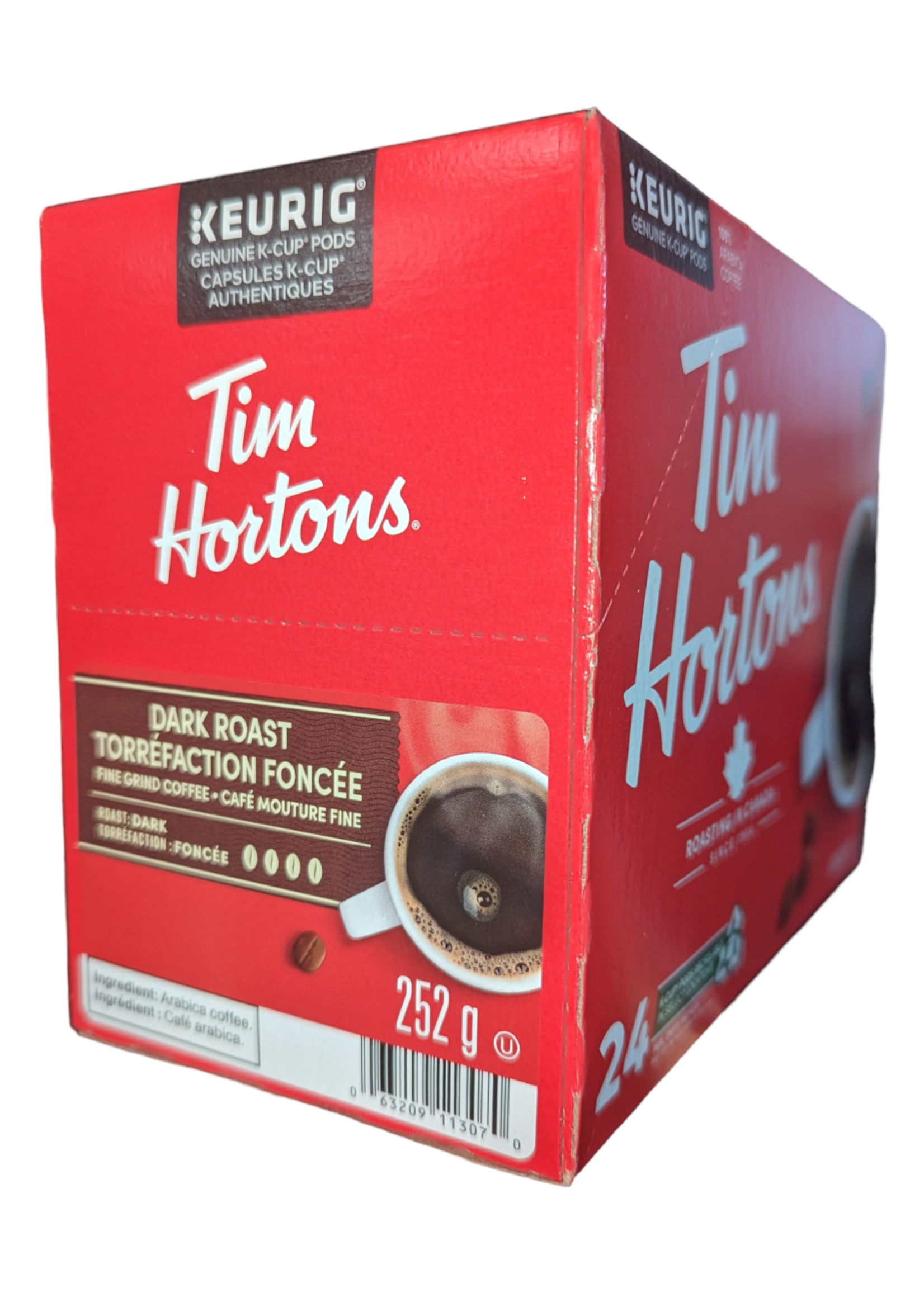 Tim Hortons Café K-Cup Tim Hortons, Torréfaction foncée, boîte de 24