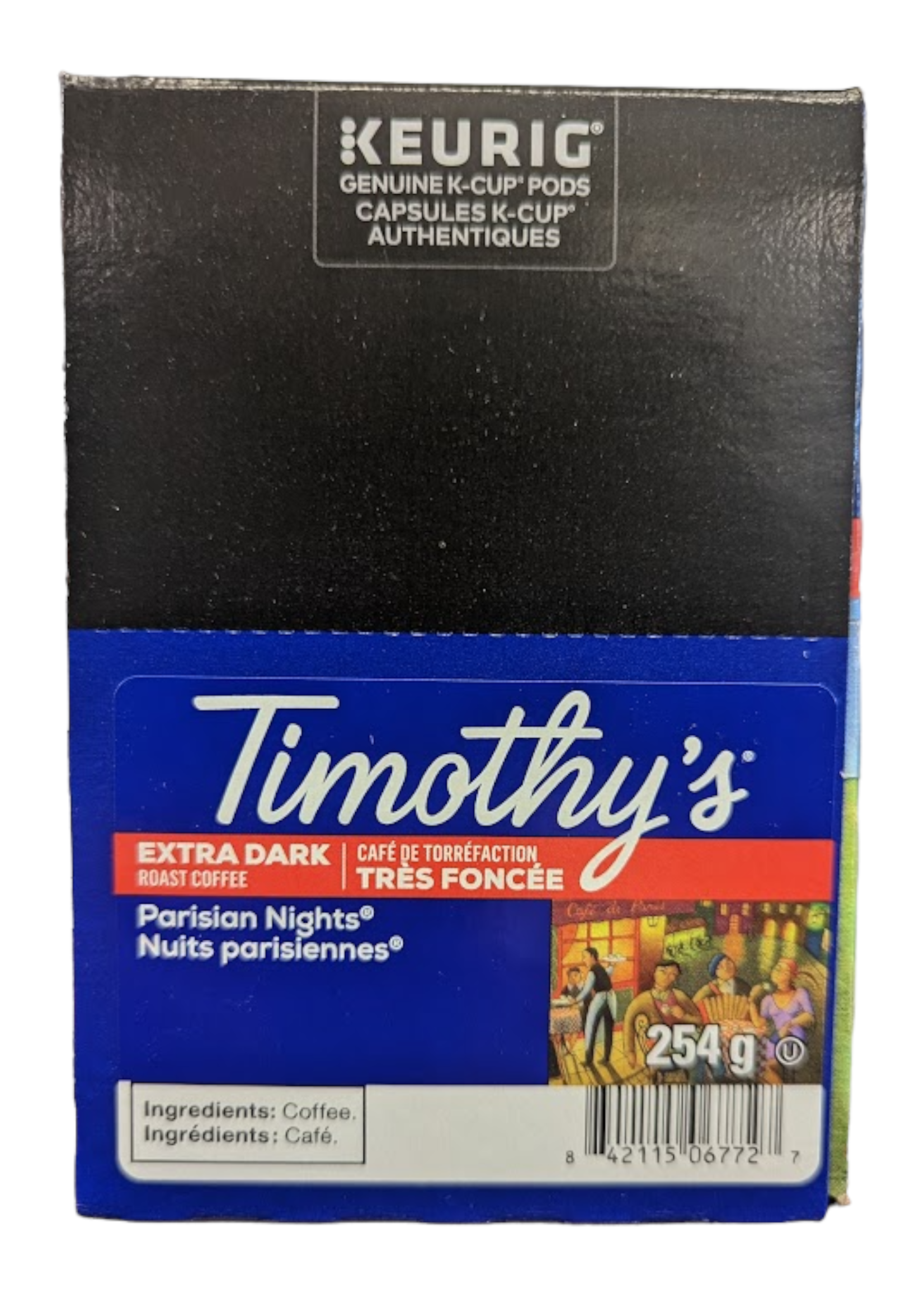 Timothy's Café K-Cup Timothy's  Nuits Parisiennes, boite de 24