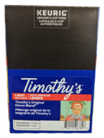 Timothy's Café K-Cup Timothy , Mélange original de la beignerie de Timothy s, boite de 24