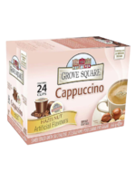 groove square Chocolat chaud K-Cup  Grove Square Capuccino Noisette, boite de 24