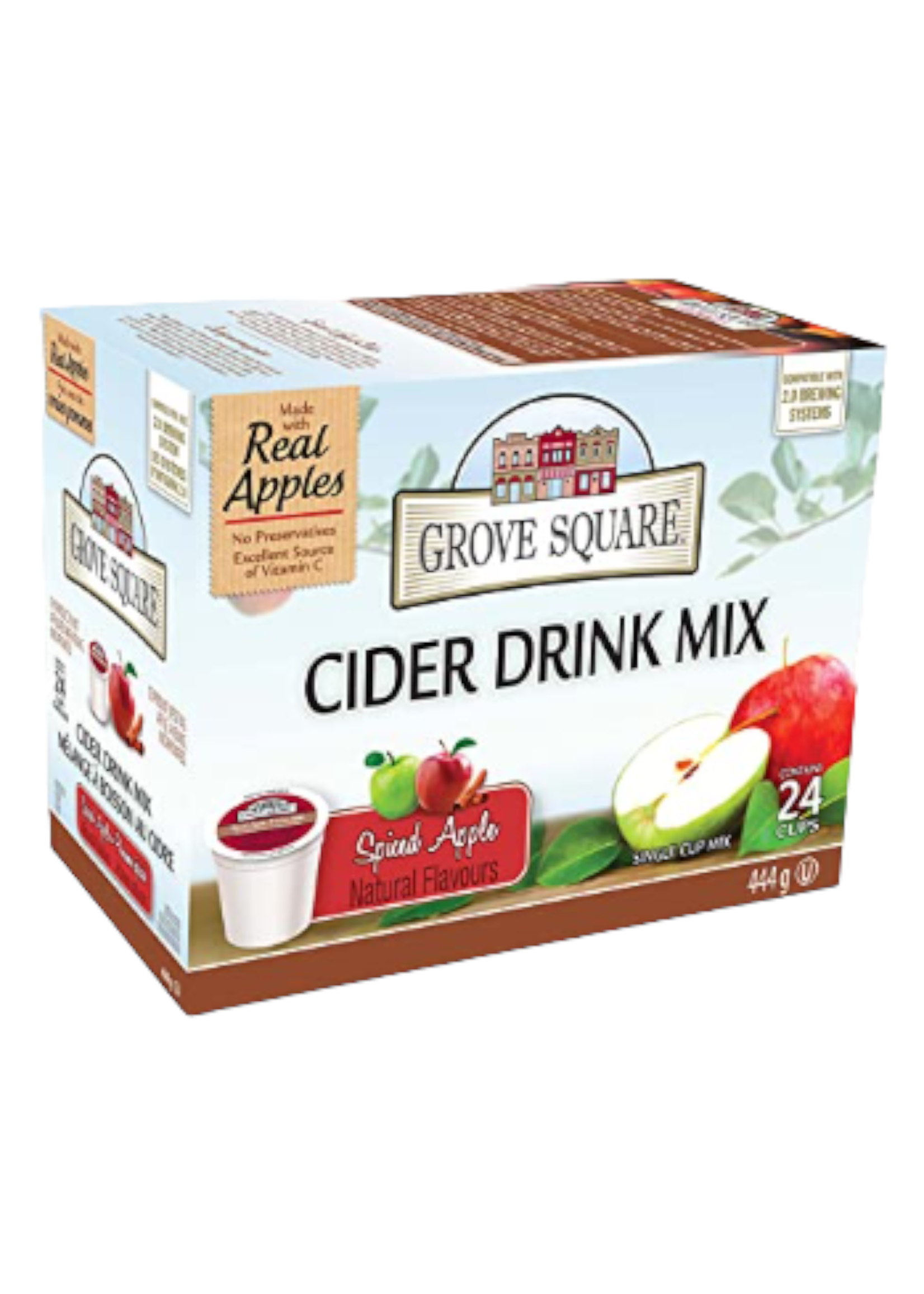 groove square K-CUP Mélange a boisson au cidre Grove Square, boite de 24