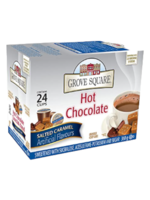 Grove square k-cup Chocolat Chaud  Grove Square Caramel Salé, boite de 24