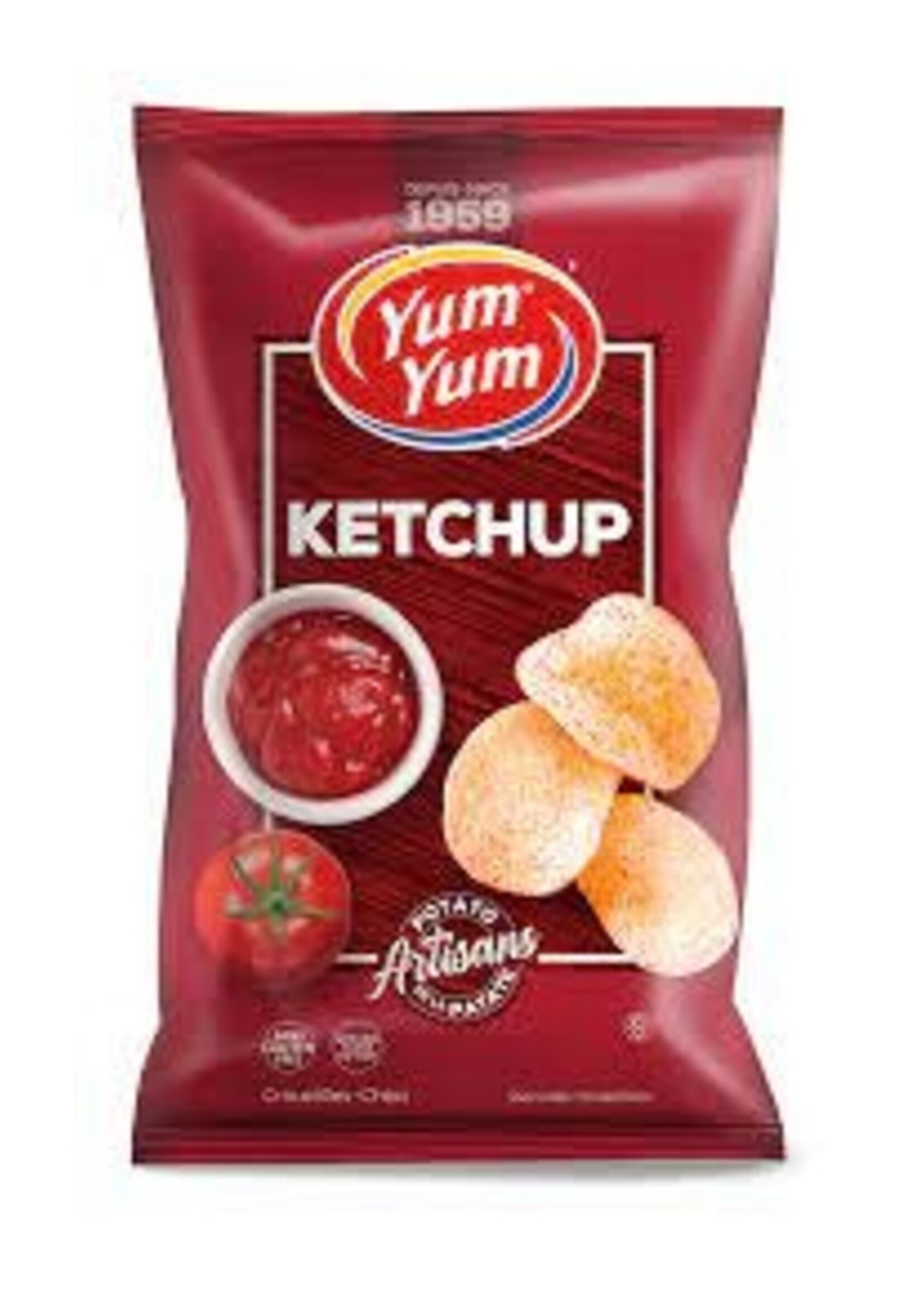 Yum Yum Croustilles Yum Yum 150 gr Ketchup