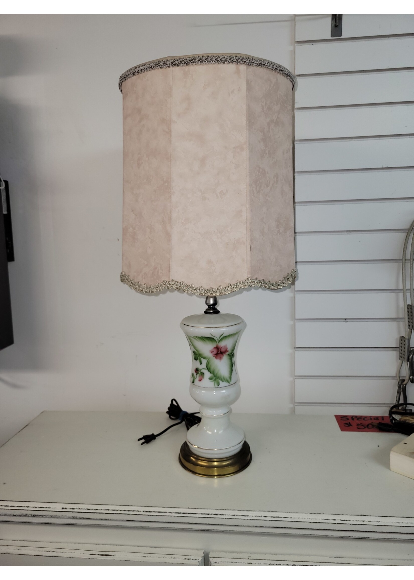 Lampe en pyrex  fleur 28 h