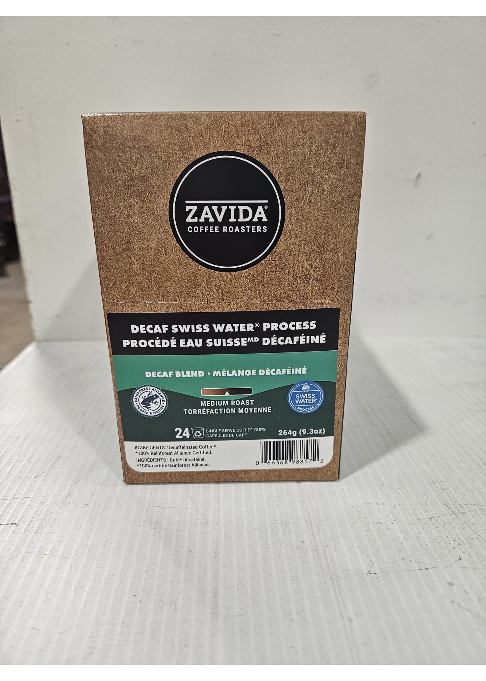 zavida Café K-CUP Eau suisse déca  24