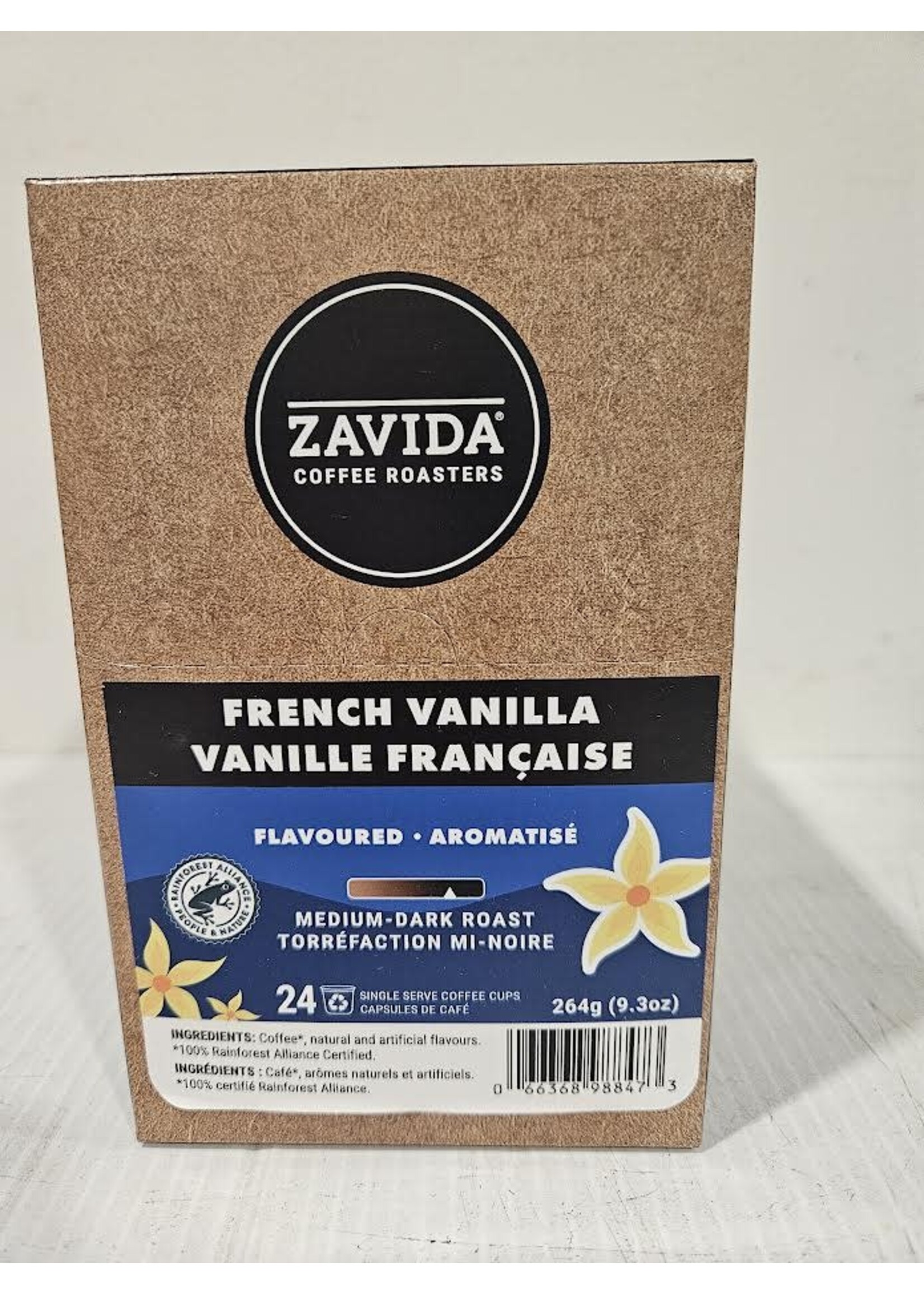 zavida Café K-cup Zavida Vanille Francaise 24