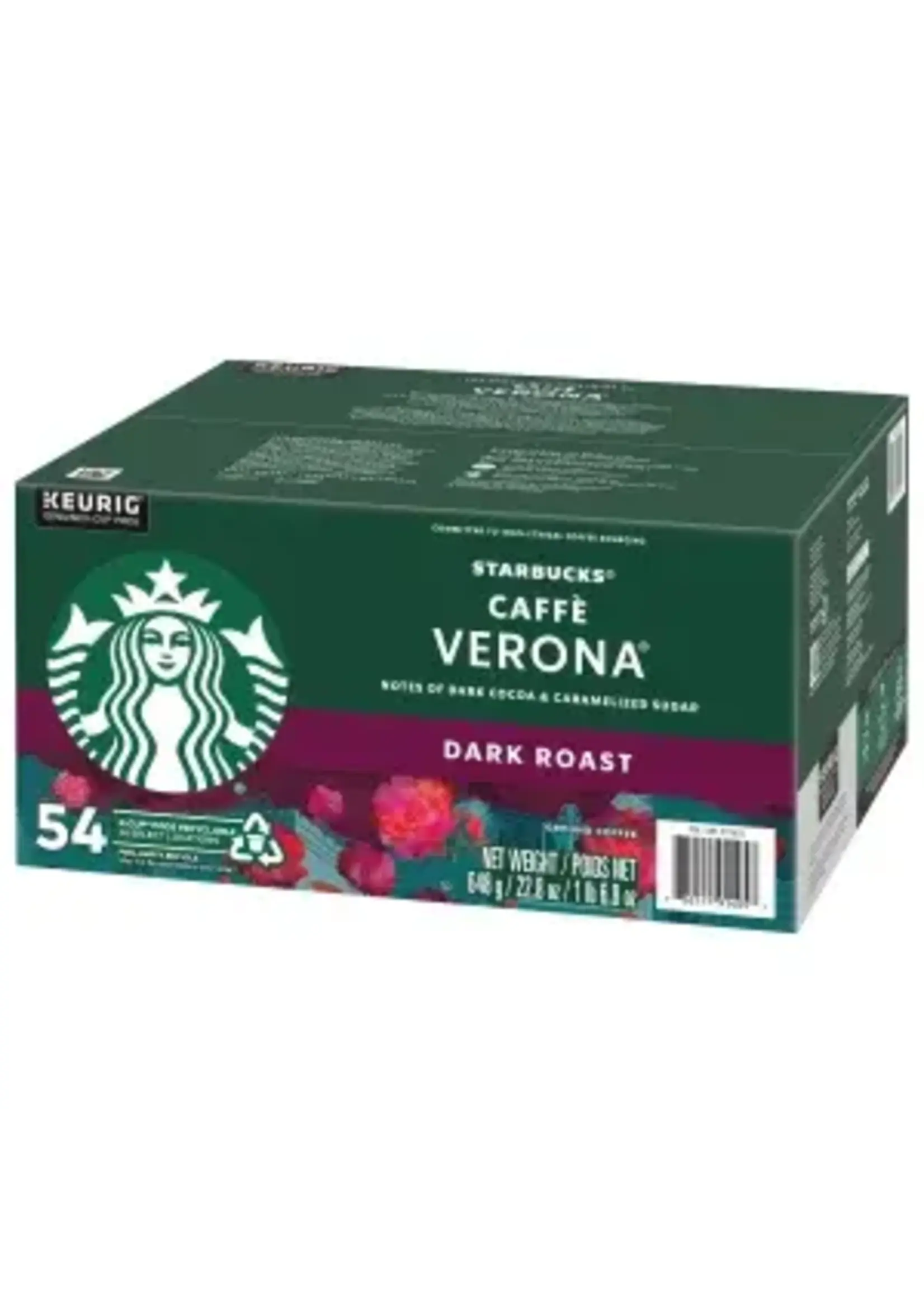 starbucks Café Starbuck  Verona 54 kcups