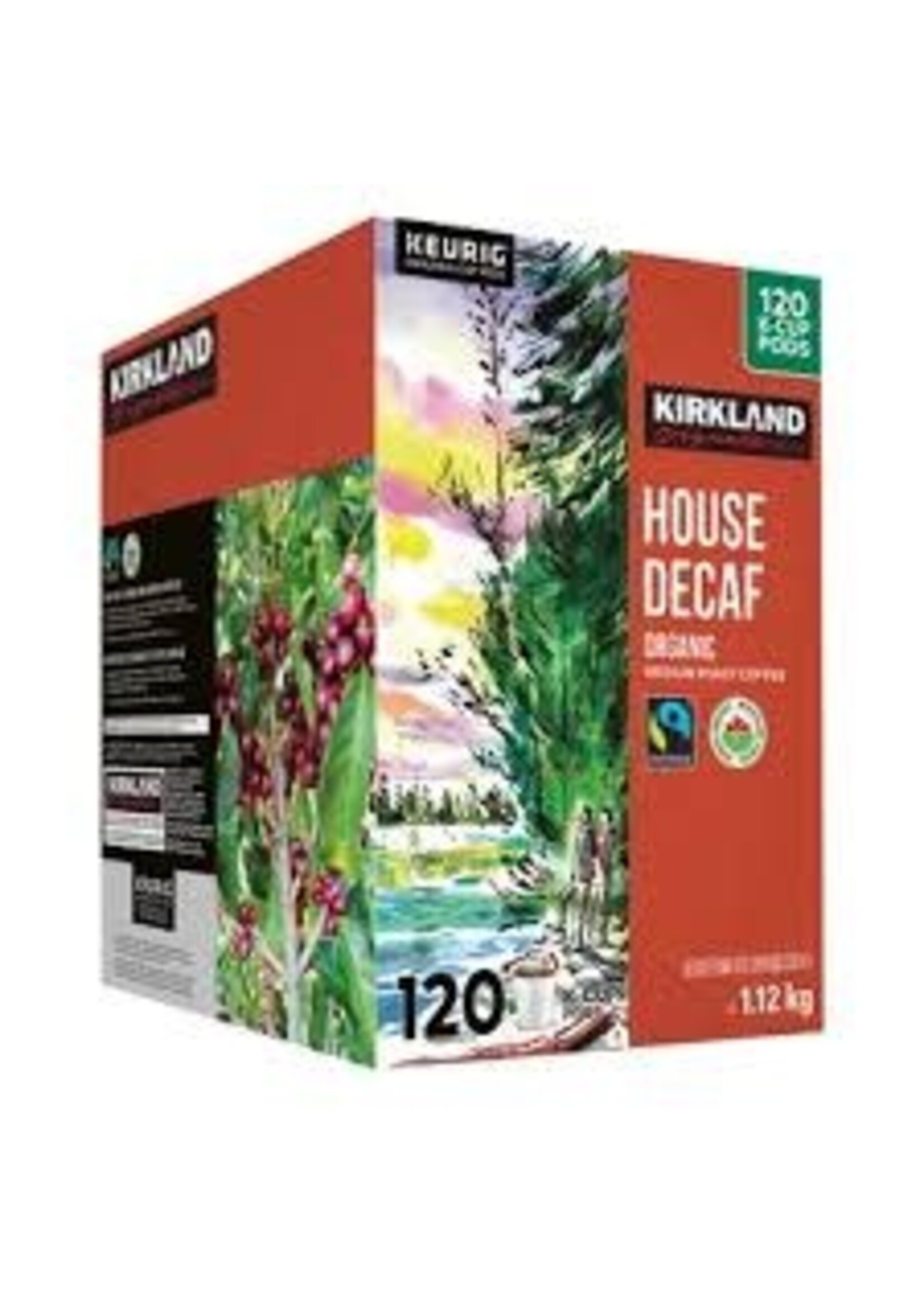 Kirkland Café K-Cup Kirkland Déca maison boite de  120