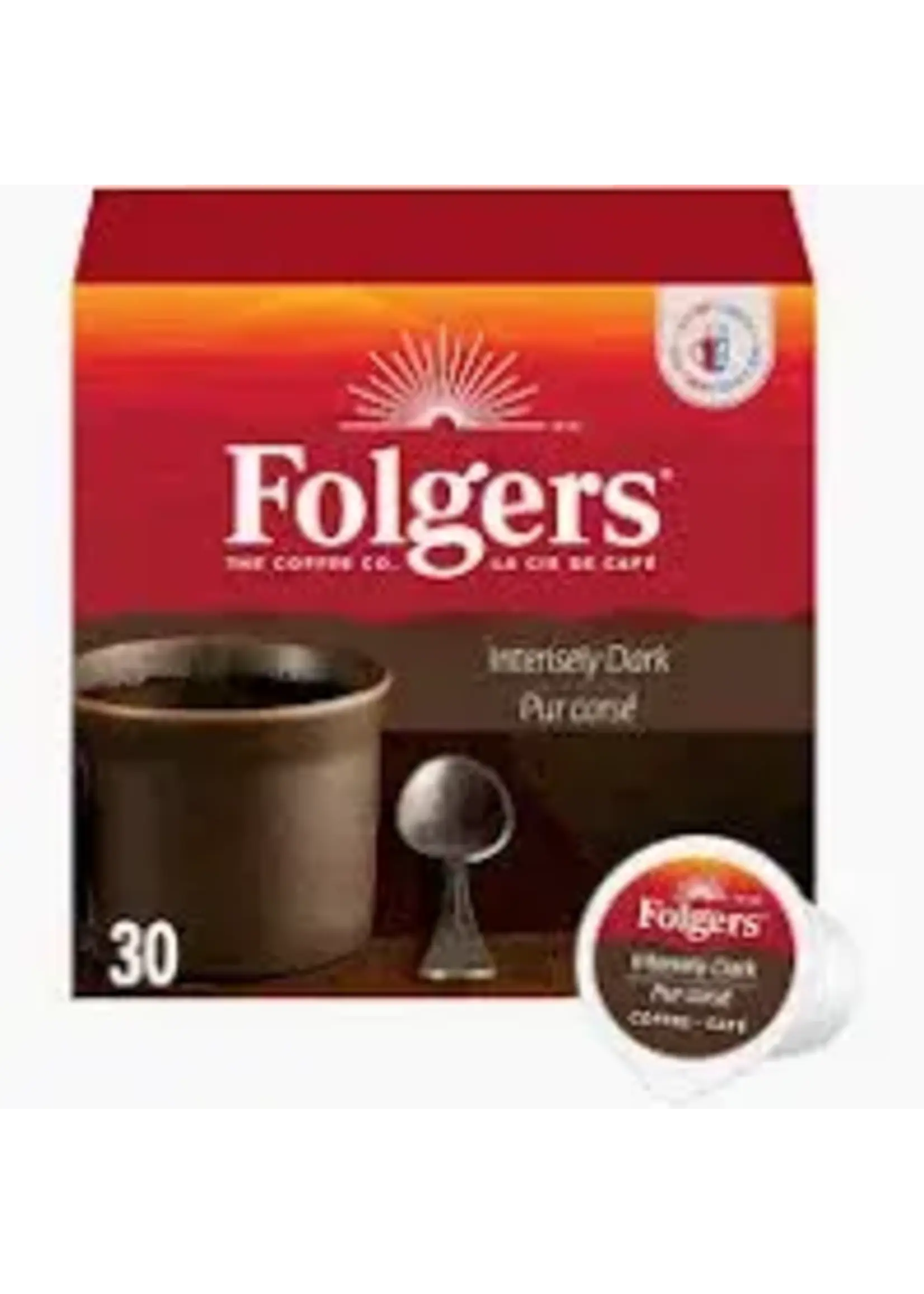 Café Folgers pur corsé 30 k cups