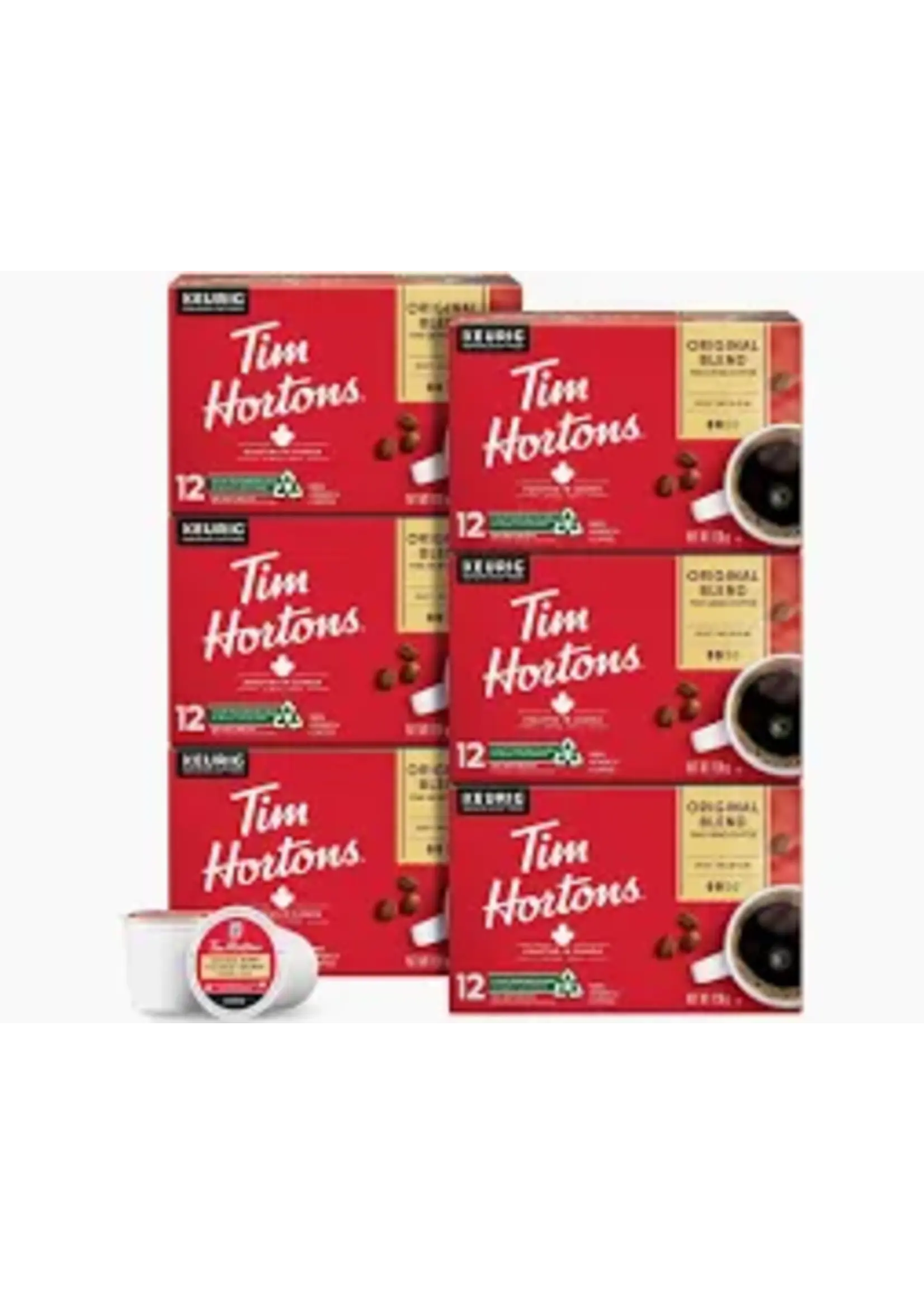 Tim Hortons Café K-Cup Tim Hortons original  boite de 80