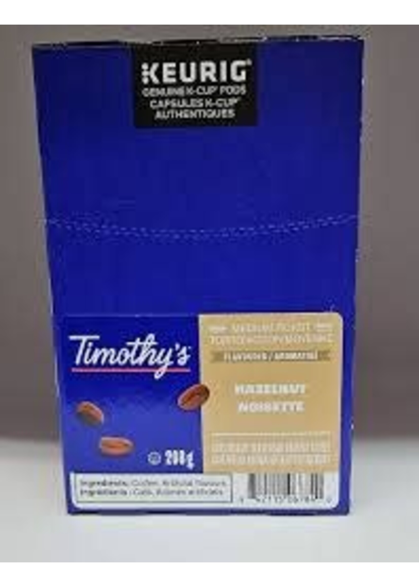 Timothy's Café K-Cup Timothy's noisette  boite de 24