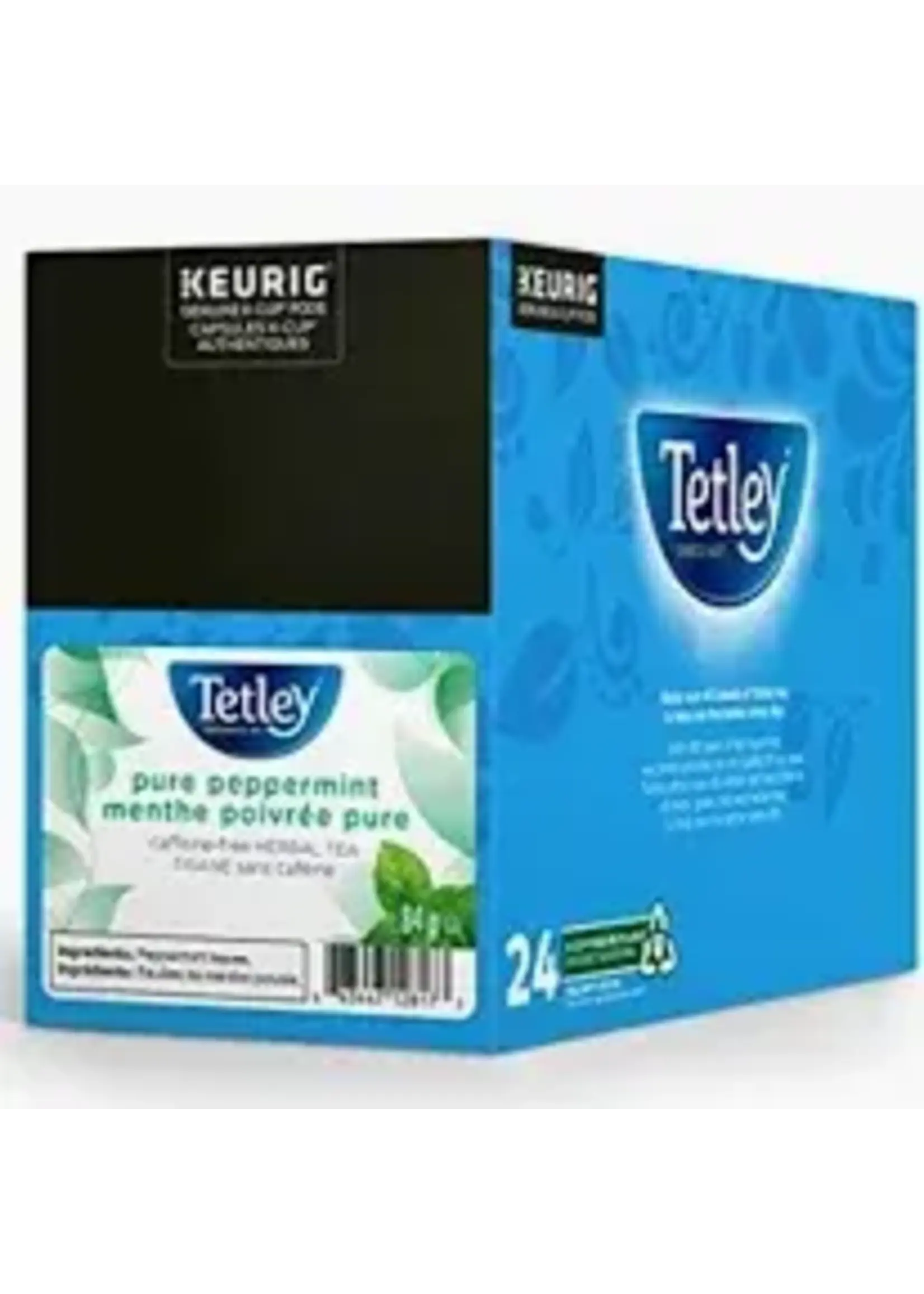 tetley Thé K-CupTetley  Menthe Poivrée Pure  boite de 24