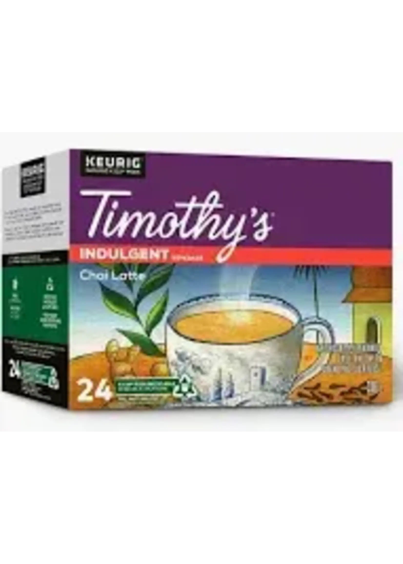 Timothy's Thé K-Cup Timothy s Chai Latte boite de 24