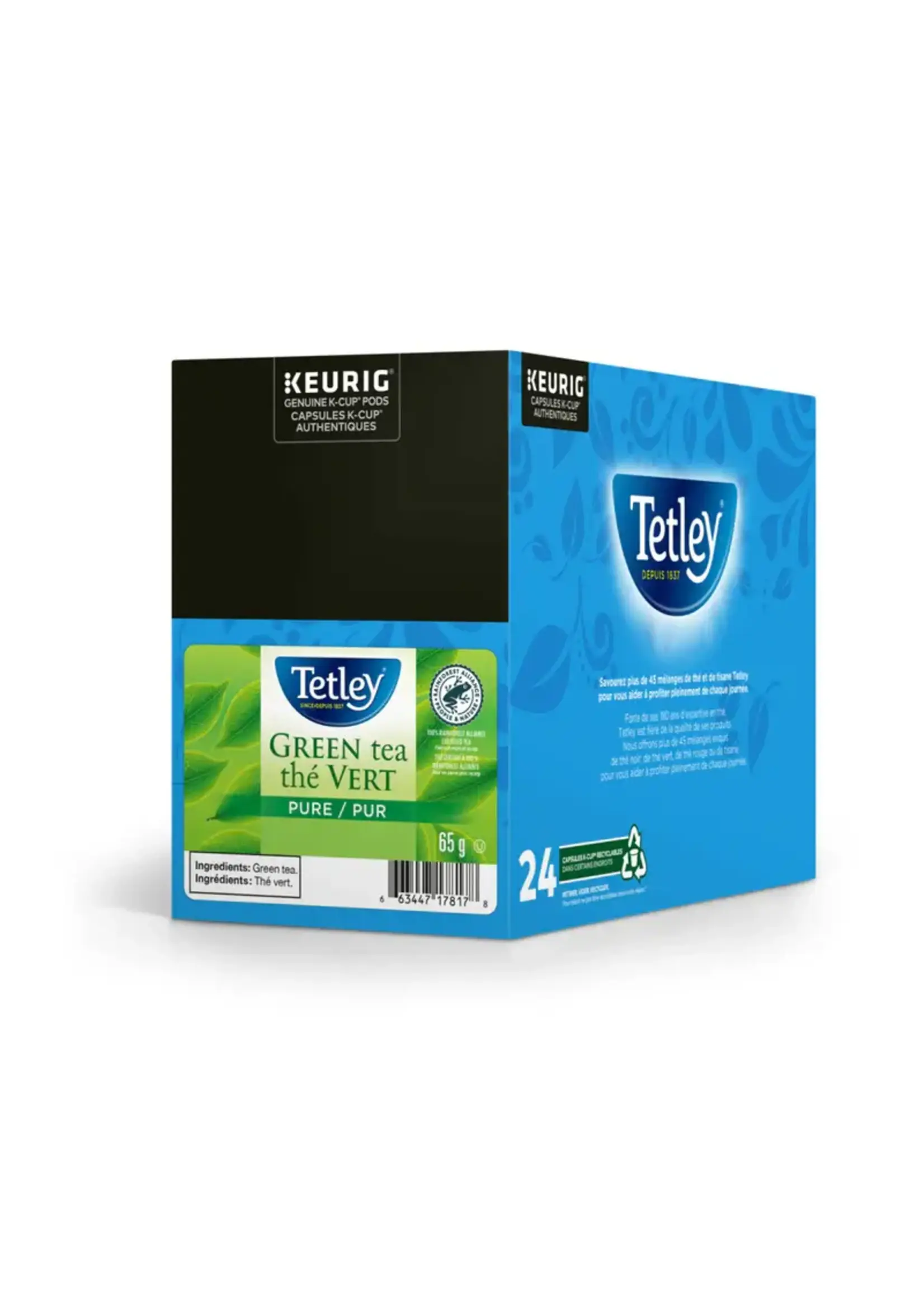 tetley Thé K-Cup Tetley Thé Vert boite de 24