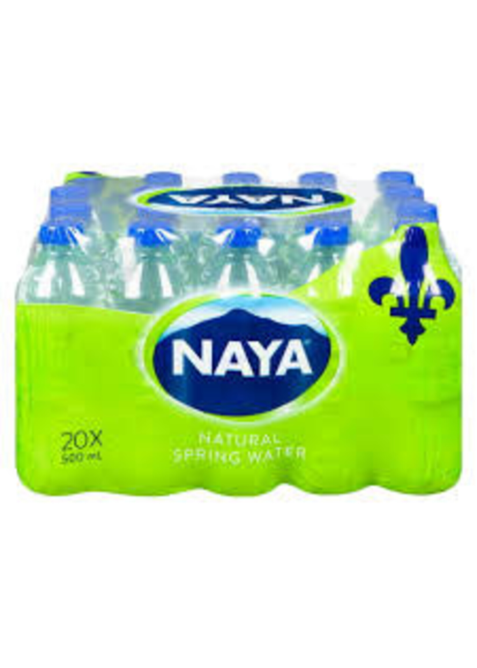 Naya Eau de source Naya  20x 500 ml(6.10$ +consigne2.40) en magasin