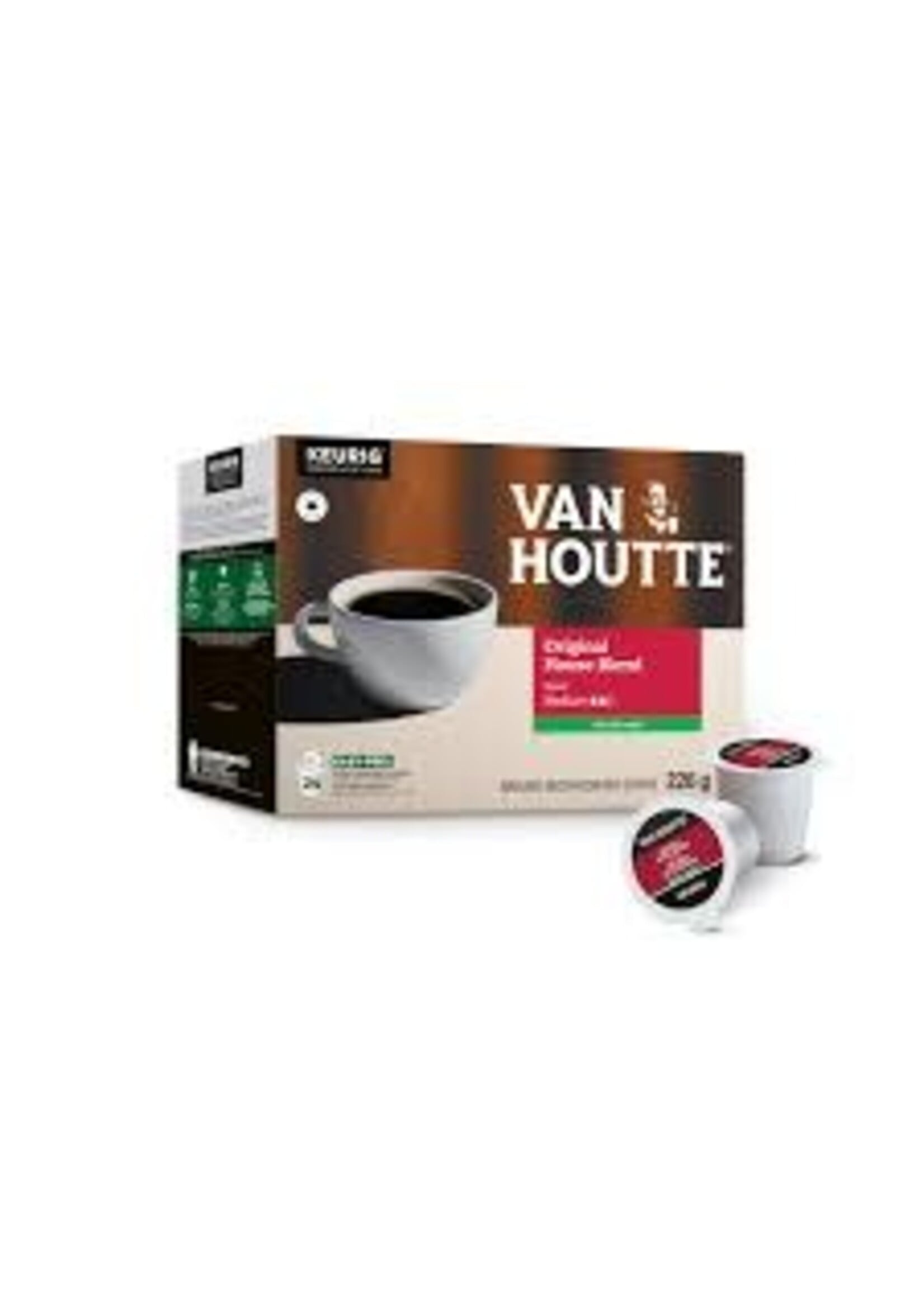 Van Houtte Café K-Cup Van Houtte, Mélange maison décaféiné, boîte de 24