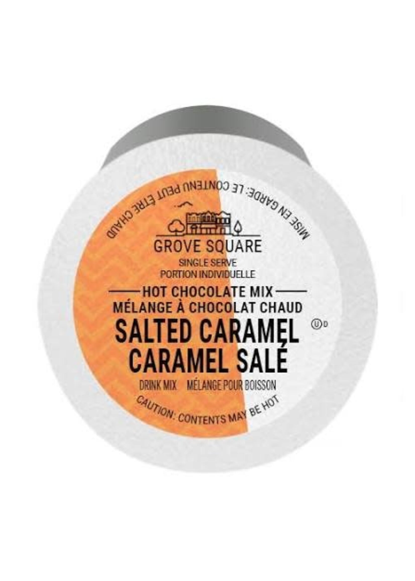 Grove square Chocolat chaud K-Cup  Grove Square Caramel Salé, boite de 24