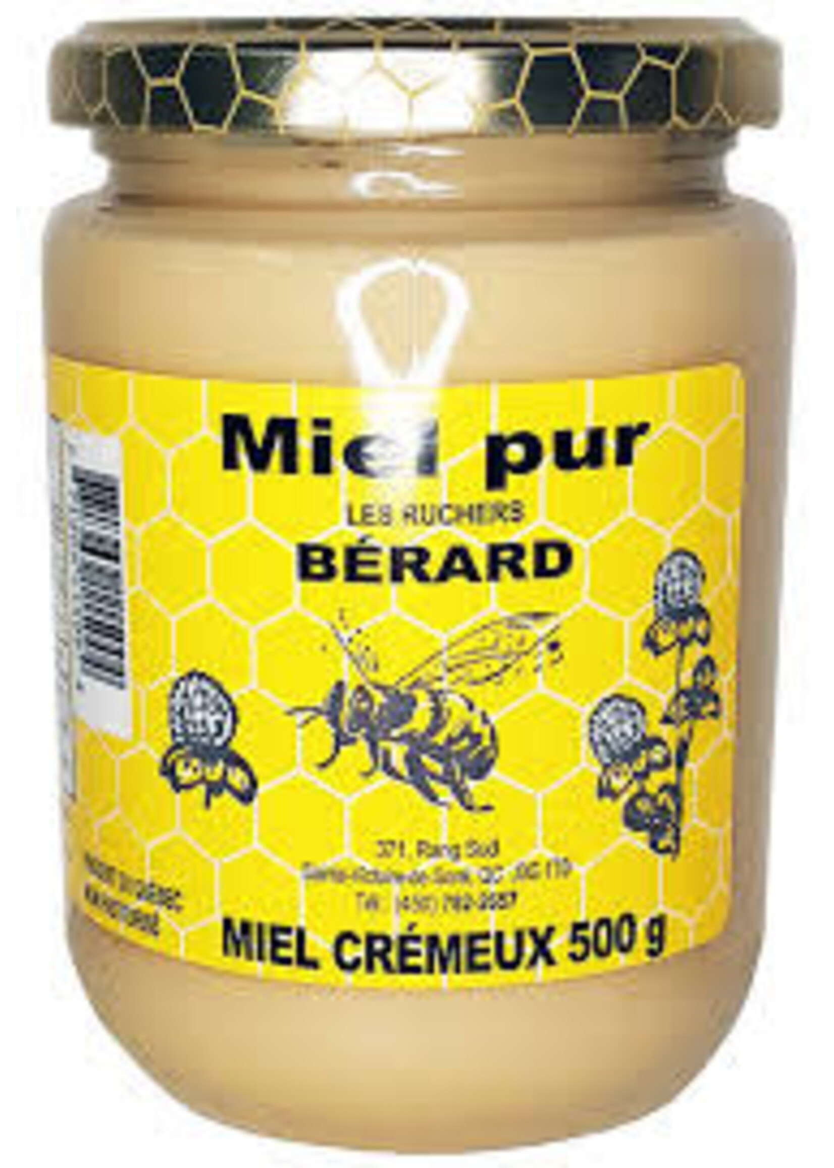 Miel pur Les Ruchers Bérard - Crémeux 500 g