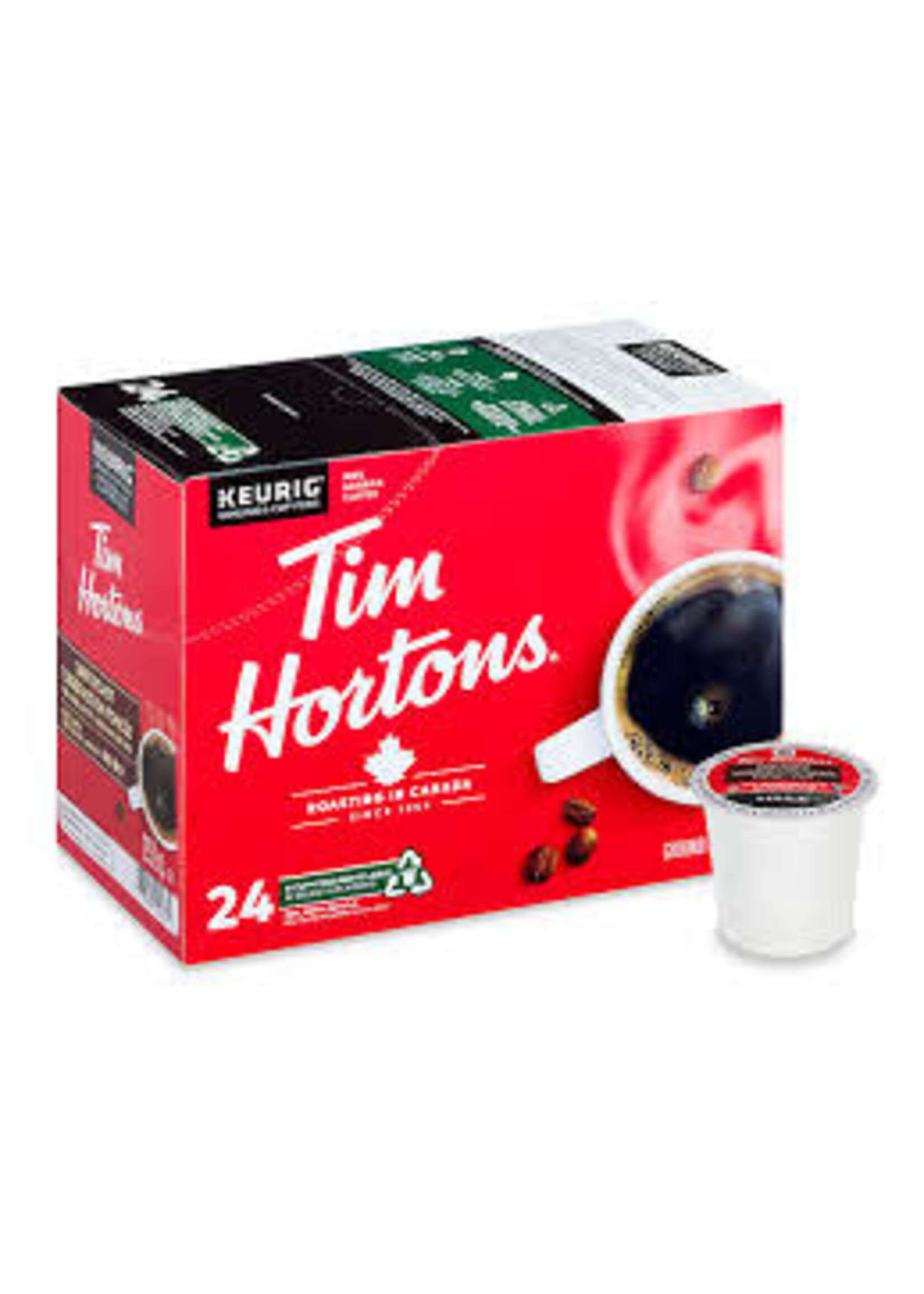 Tim Hortons Café K-Cup Tim Hortons, Torréfaction foncée, boîte de 24