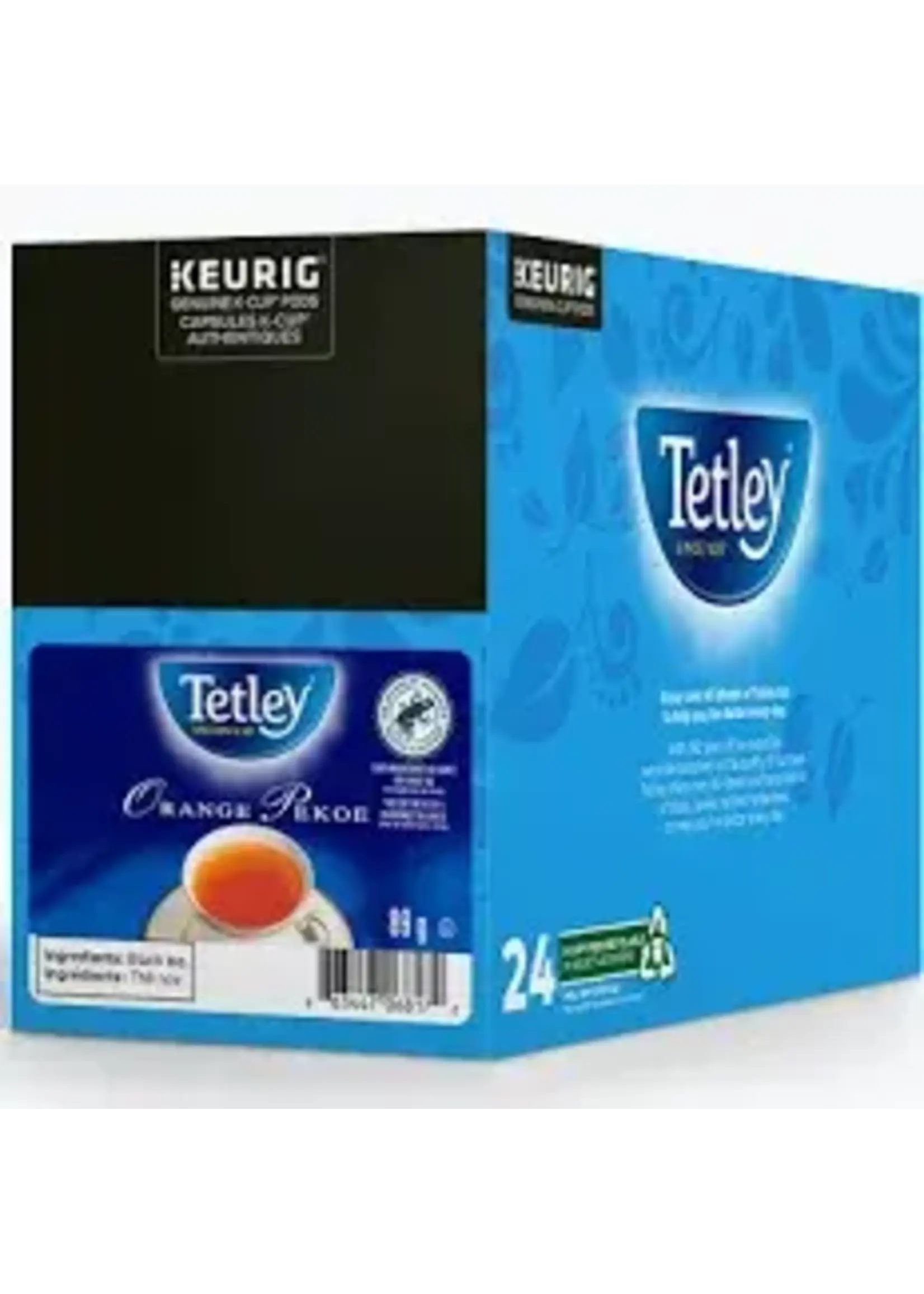 tetley Thé K-Cup Tetley Orange Peoke boite de 24