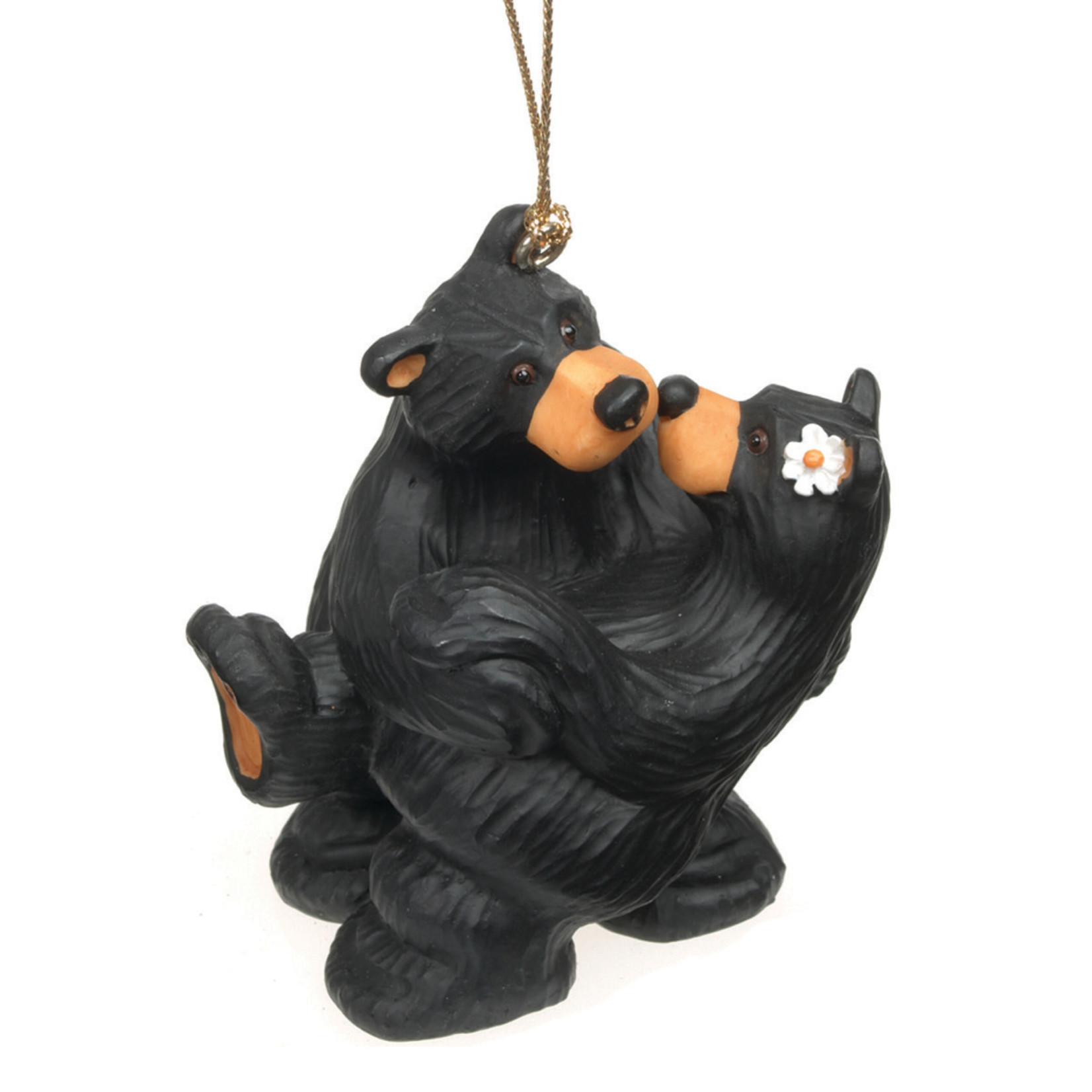 Bear embrace ornament