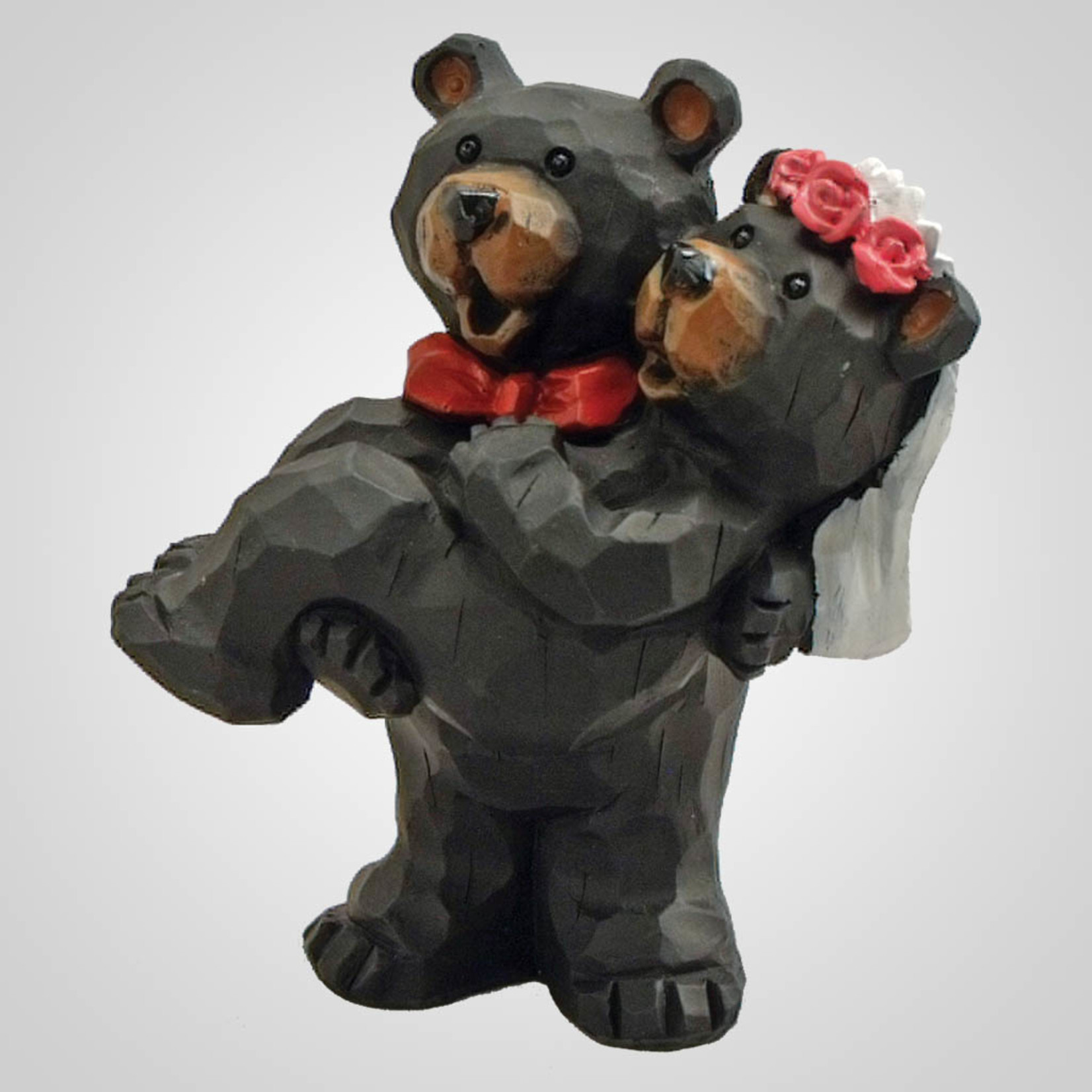 Bear Bride carried by groom