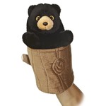 Black bear popup puppet