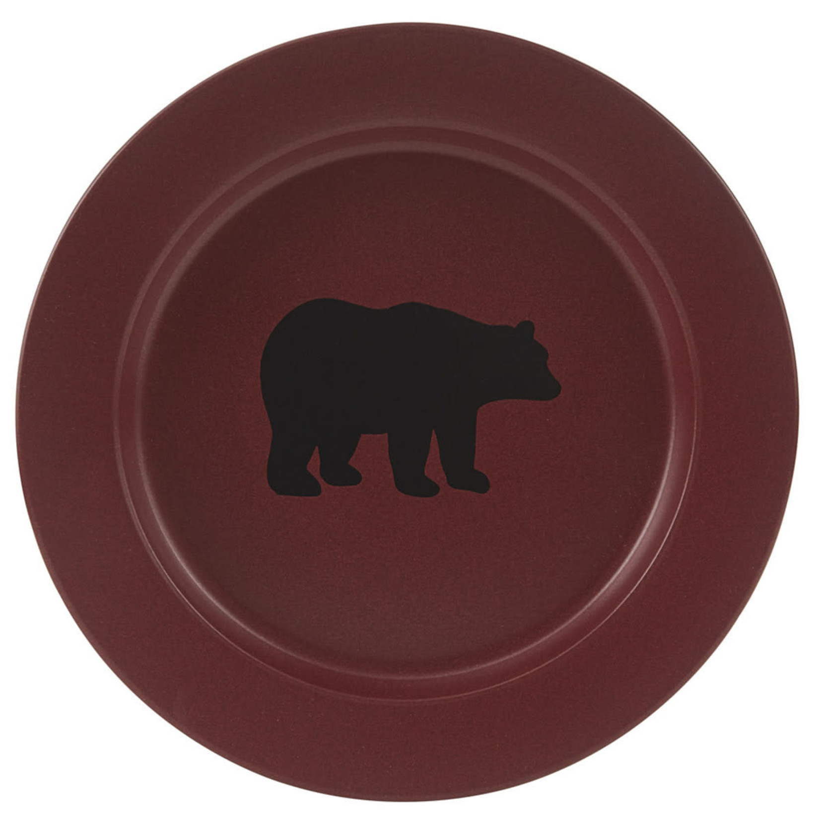 Linville bear enamel salad plate