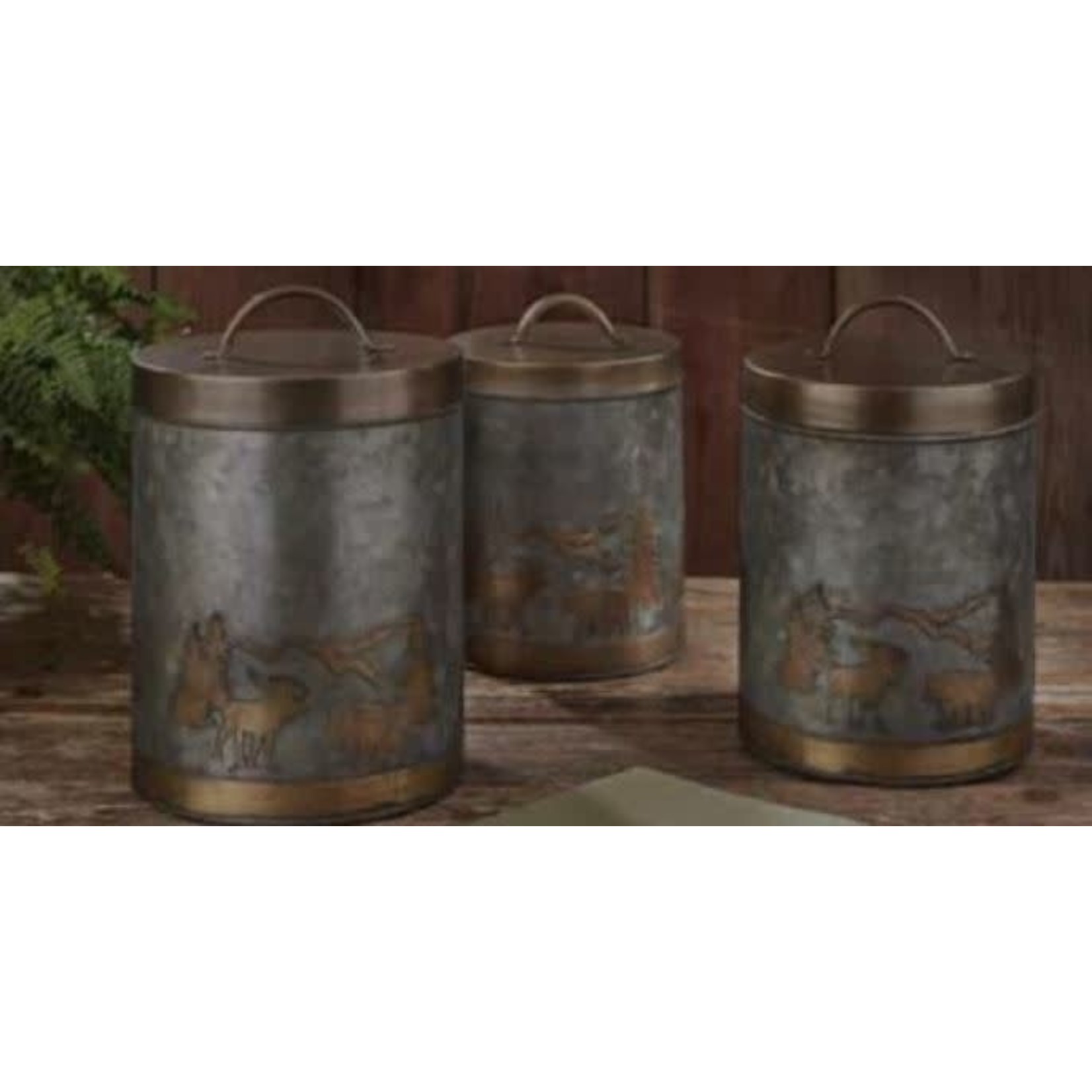 Foresters canister set of 3