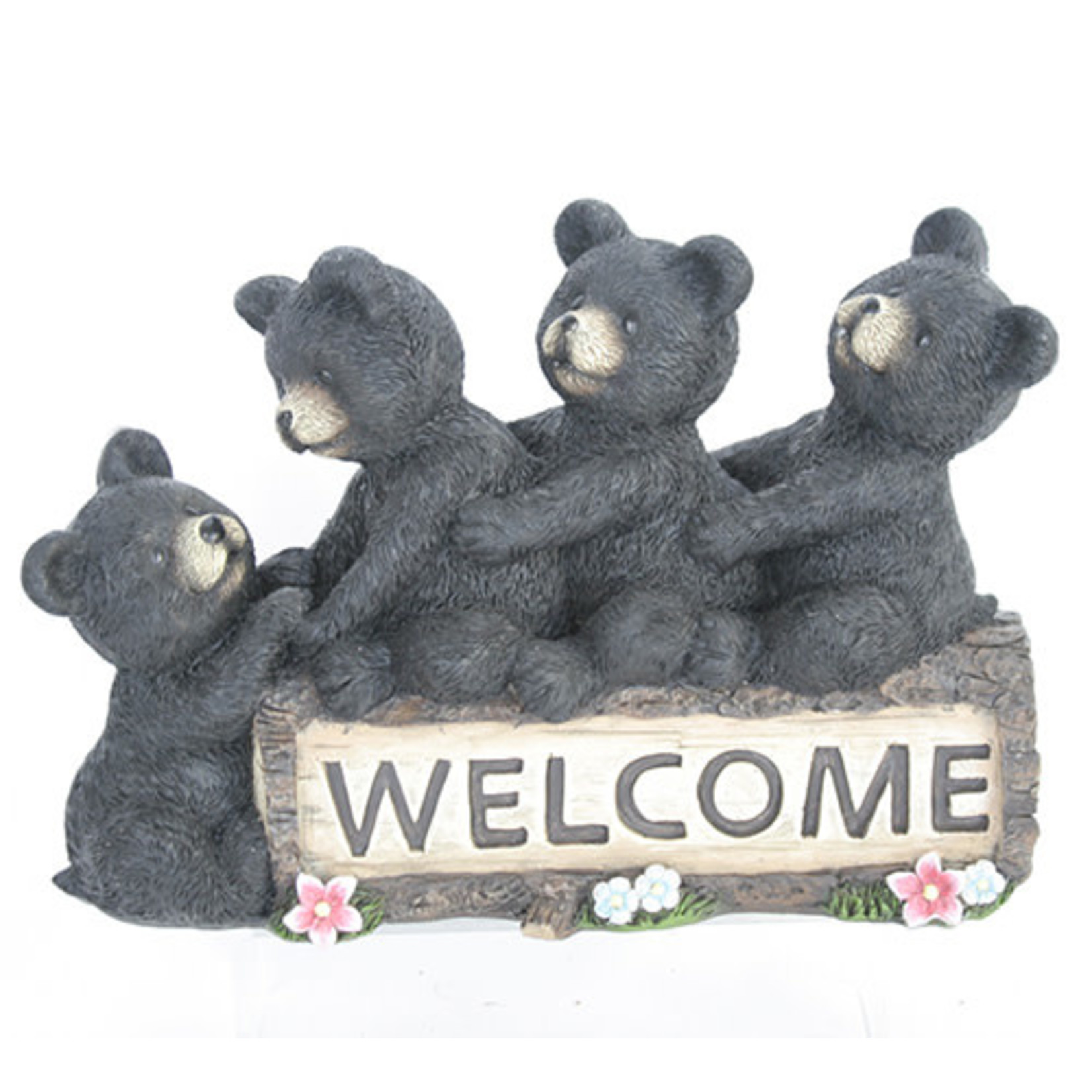 Bears sittting on welcome