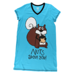 Nuts about you night shirt