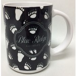 BEAR  FOOTPRINTS BLK MUG