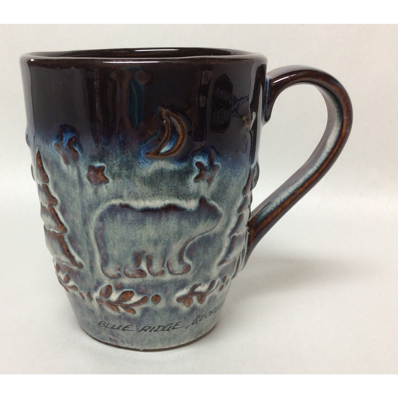 COZY BLUE/GRAY  BEAR MUG