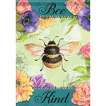 Bee Kind flower grdn flag