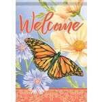 Misty Meadow butterfly  grdn flag