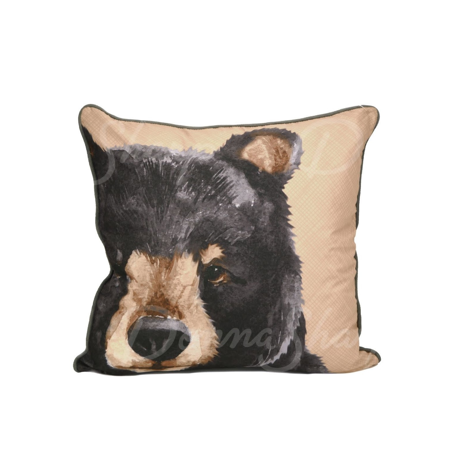 Bear face pillow