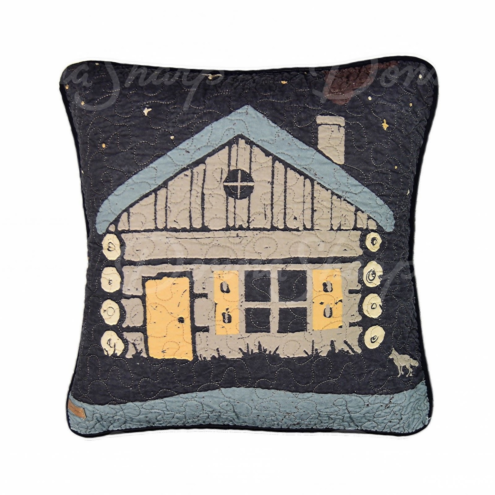 Moonlit cabin/feeling small pillow