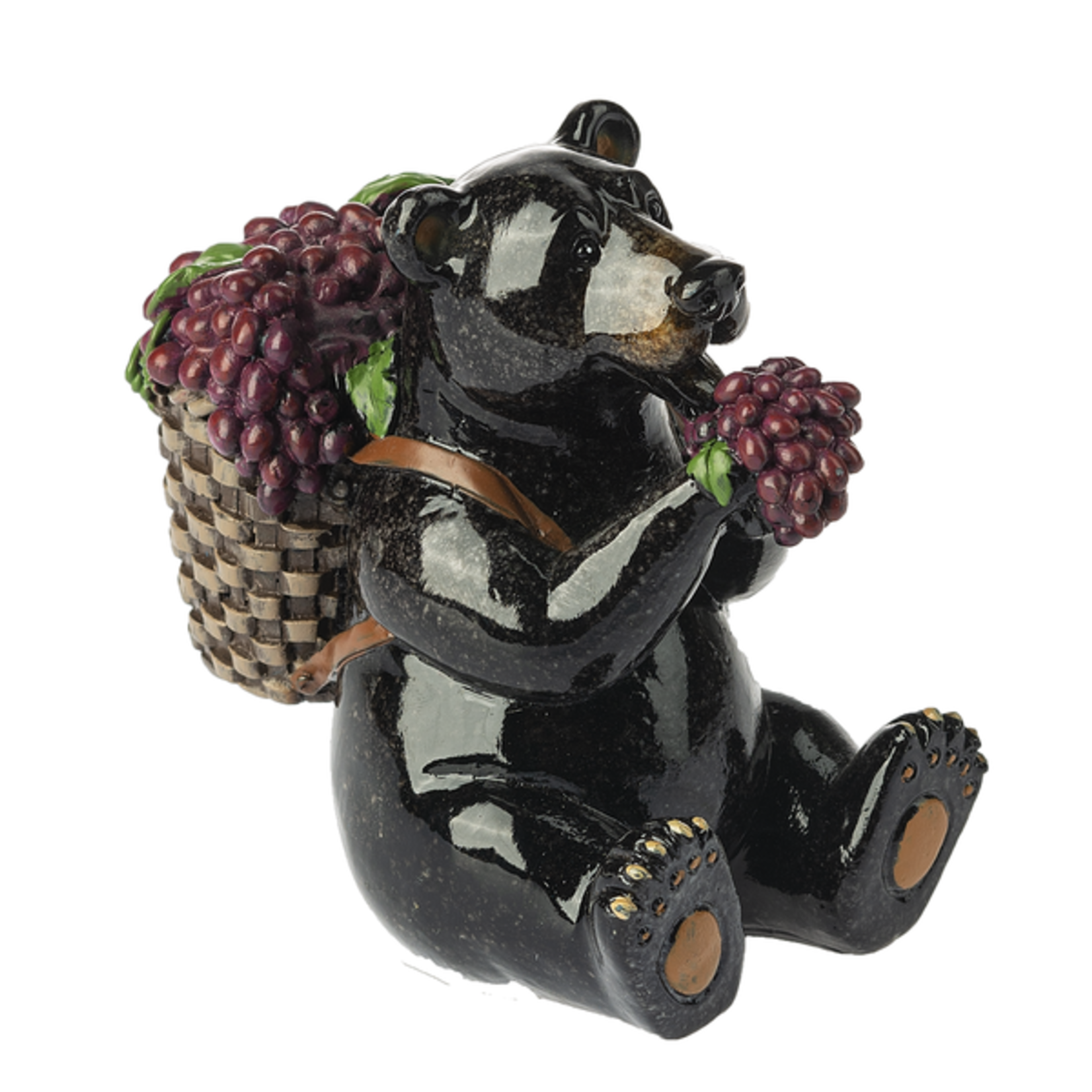 Bear w/grapes & basket