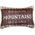 Welcome to the mountains pillow