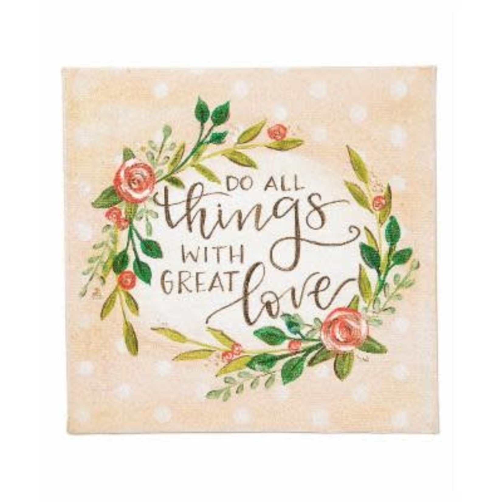 Great Love Canvas sign