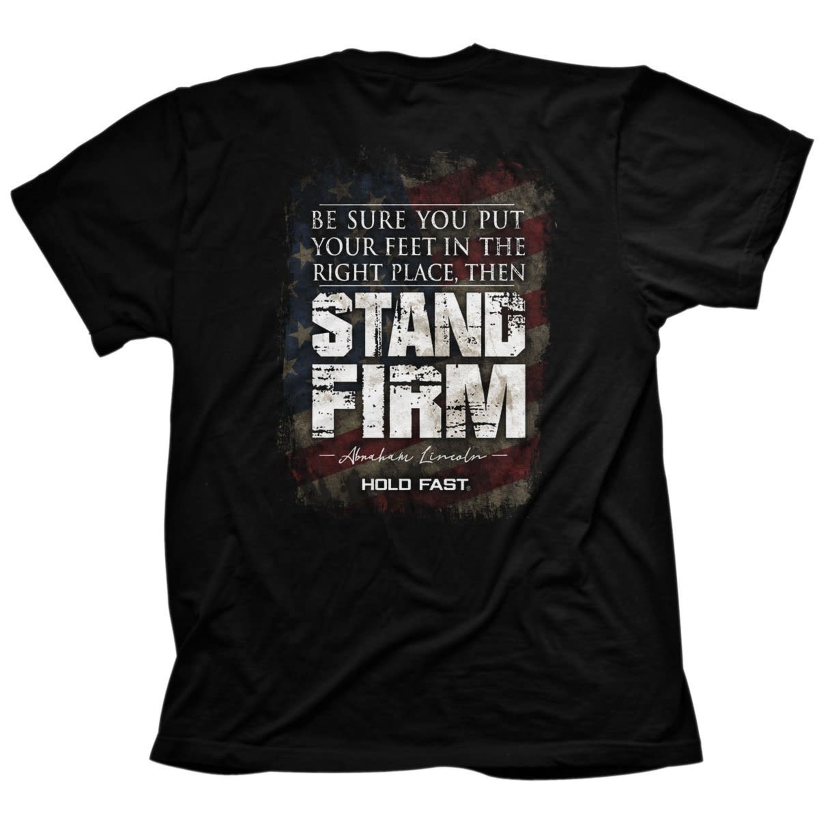 HOLD FAST LINCOLN FLAG TEE