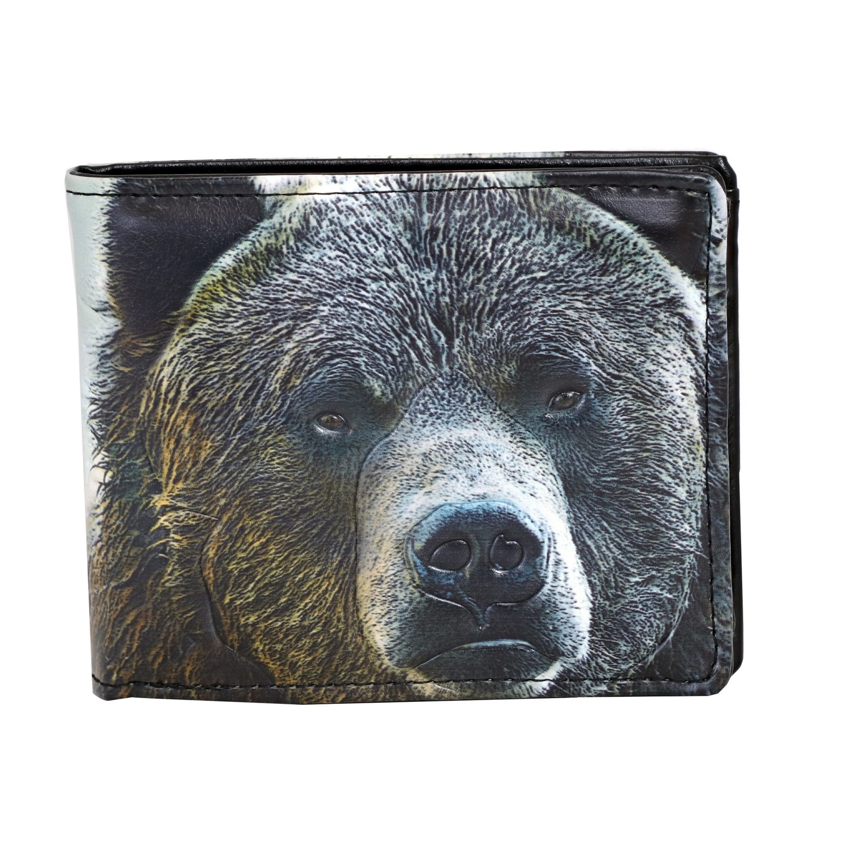 Bear face men's wallet