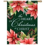 HEART OF CHRISTMAS LG FLAG