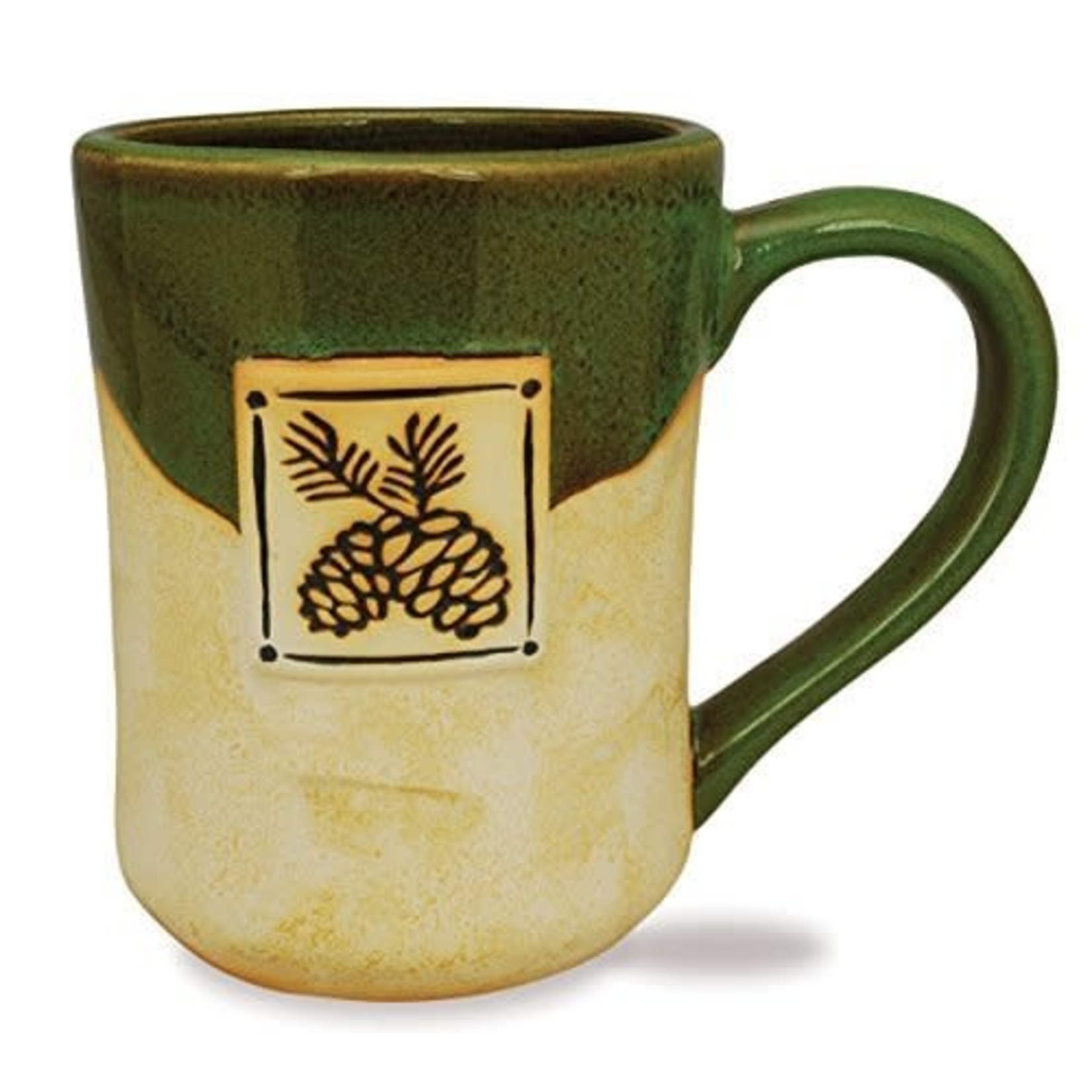 Potters mug pinecone