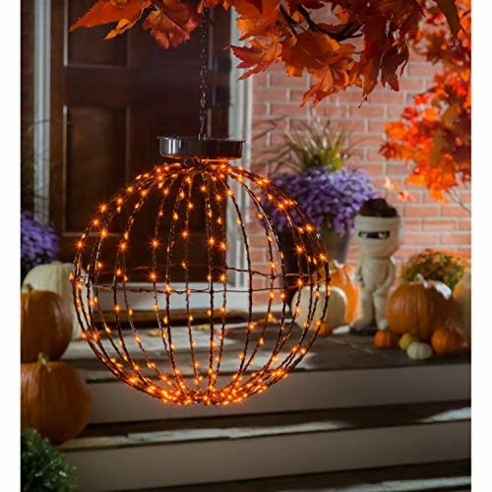 pumpkin solar lantern