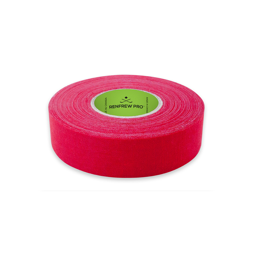 Renfrew Colored Polyflex Shin/Sock Hockey Tape (Red)